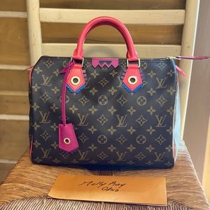 Louis Vuitton Flamingo Totem Speedy 30